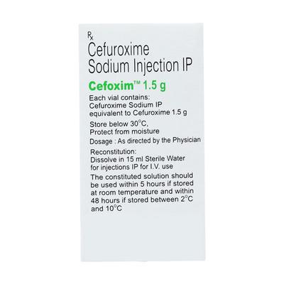 Cefoxim 1.5gm Injection 1's - Bacterial Infections-Cep