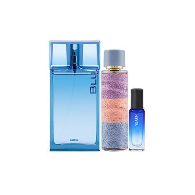 Ajmal Blu & Maryaj Deucefemme & Yearn EDP Pack of 3 20 ml - Women Perfumes (Edt/Edp)