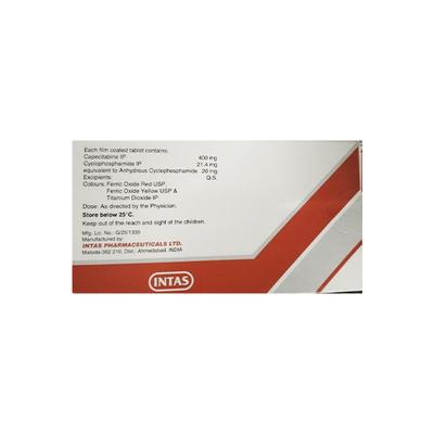 COMCAPSY 400/20 Tablet 7's - Cancer Oncology-Cyt