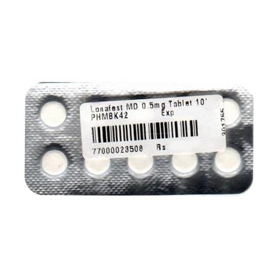 Lonafest MD 0.5mg Tablet 10'S - Anxiety-Anx