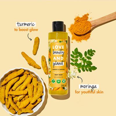 Love Beauty and Planet Turmeric and Moringa Body Wash 200 ml - Shower Gels & Body Wash