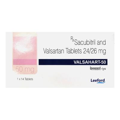 VALSAHART 50 Tablet 14's - Heart Failure-Ant