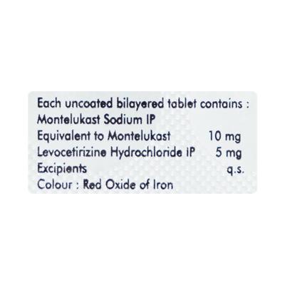 Levoler M Tablet 10'S - Allergies-Ant