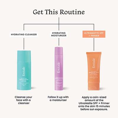 Foxtale Ultra Matte Spf 50 Pa++++ and Primer, Shade 1, No White Cast, Blurs Out Pores Primer 50 ml - Face Creams