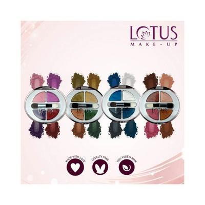 Lotus Makeup Ecostay Velvet Eye Shadow Moon Night Ev03 5.6 gm - Eye Shadow Palettes