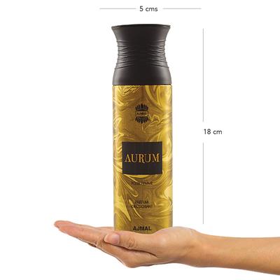 Ajmal Aurum & Blu & Silver Shade Deodorant Spray - For Men & Women (Pack Of 3) 200 ml - Perfumes (Edt/Edp)