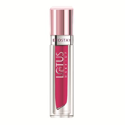 Lotus Makeup Ecostay Matte Lip Lacquer Fuchsia Girl el03 4 gm - Lipsticks