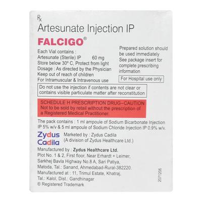 Falcigo 60mg Injection 1'S - Malarial