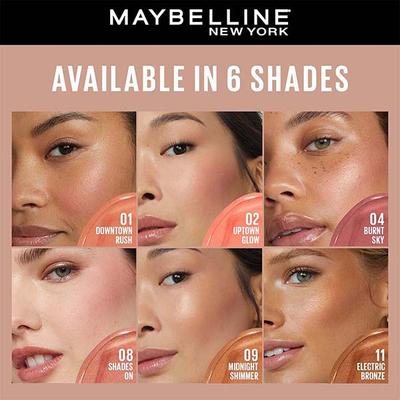 Maybelline New York Sunkisser Highlighter + Blush, Shades On 1's - Blushes