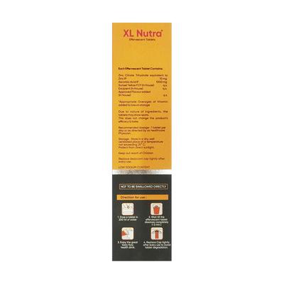 XL NUTRA SUGAR FREE REFRESHING TANGY ORANGE FLAVOUR Effervescent Tablet 20's - Supplements-Vic