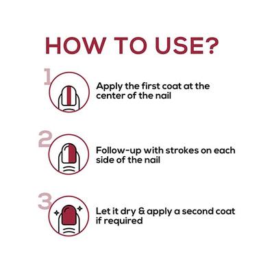 RENEE Metallicious Nail Paint - Christmas Red 10 ml - Nail Polish