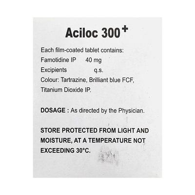 ACILOC 300+ Tablet 20's - Ulcer/Reflux/Flatulence-Aaa