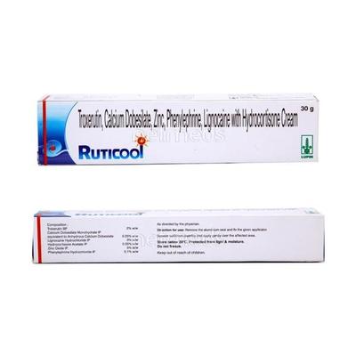 Ruticool Cream 30gm - Haemorrhoid-Ano