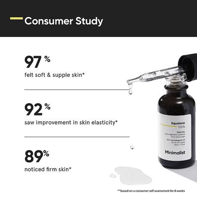 Minimalist Squalane 100 % Face Oil For 30 ml - Face Serum