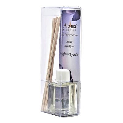 Aroma Galaxy (Alcohol Free) Fragrant Reed Diffuser Kit - Kashmiri Lavender 30 ml - Carrier Oils