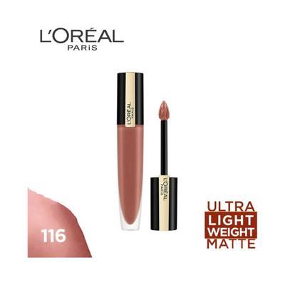 L'Oreal Paris Rouge Signature Matte Liquid Lipstick,116 I Explore 7 ml - Liquid Lipsticks