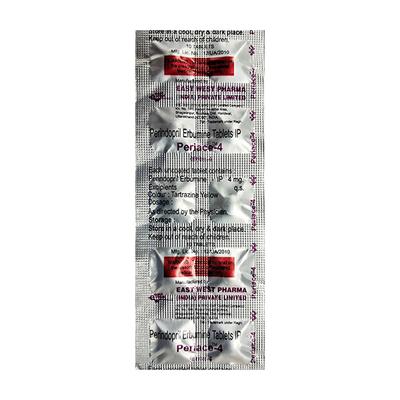 Periace 4mg Tablet 10'S - Hypertension-ACE