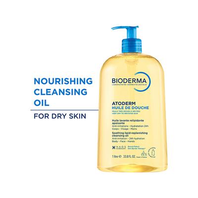 Bioderma Atoderm Huile de douche Anti-Irritation Cleansing Oil 1000 ml - Face Wash & Cleansers