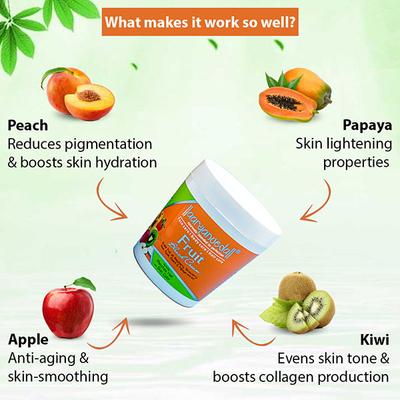 Aryanveda Bleach Cream - Fruit 250 gm - Face Bleach