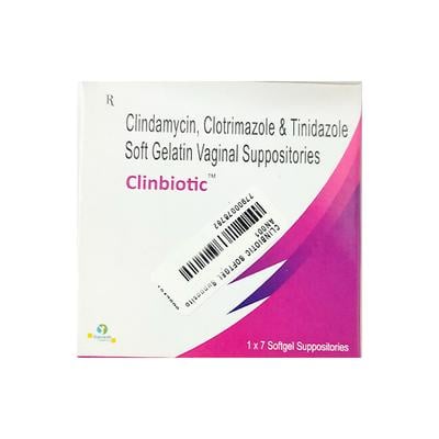 CLINBIOTIC SOFTGEL Suppositories 7's - Vaginal Conditions-Pre