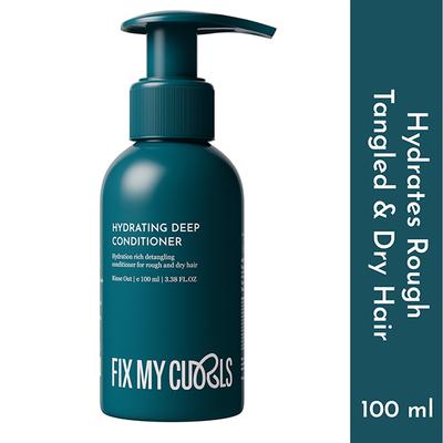 Fix My Curls Hydrating Deep Conditioner for Curly, Wavy, Dry, and Frizzy Hair Leave In Conditioner, and Hair Mask 100 gm - Hair Sets & Kits