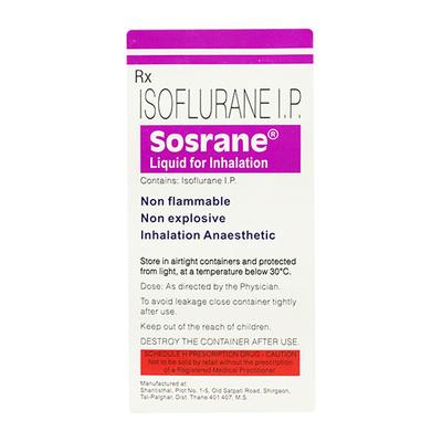 Sosrane Liquid 100ml - Anaesthesia - Local-Ana