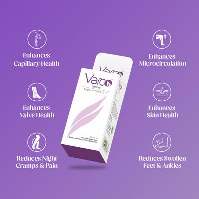 Varco Leg Care Topical Phyto Oil 60 ml - Pain Relief (Ayush)