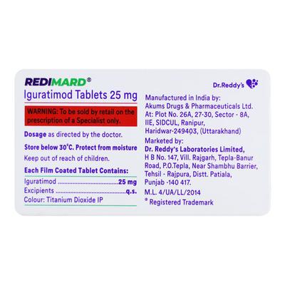 REDIMARD Tablet 10's - Arthritis-Dis