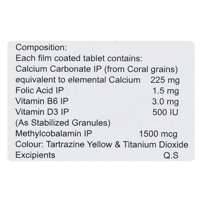 CORAL CALCIUM B12 Tablet 15's - Supplements-Cal