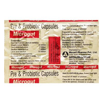 MICROGUT Capsule 10's - Diarrhoea-Ant