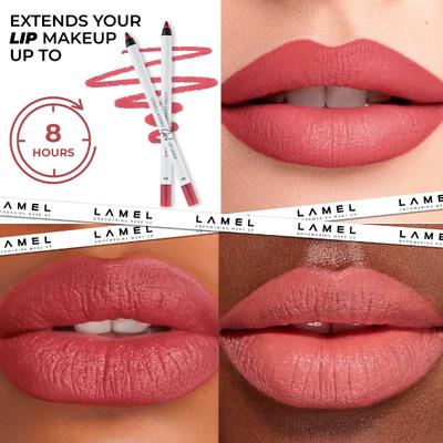 Lamel Long Lasting Gel Lip Liner 404-Berry 1.7 gm - Lip Liners