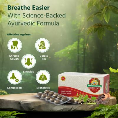 Pankajakasthuri Breathe Eazy Tablet 60's - Speciality Medicines