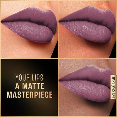 Lakme Forever Matte Liquid Lip, 16hr Lipstick, Mauve Fling, 5.6ml - Liquid Lipsticks