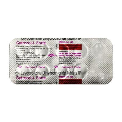 Cetrezol L Forte Tablet 10'S - Allergies-Ant