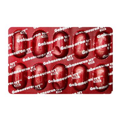 GABANEURON NT 400 Tablet 10's - Neuropathic Pain-Dru