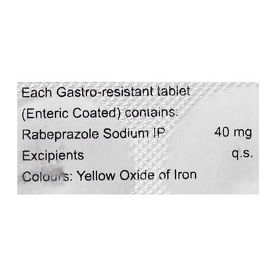 Rabeloc 40mg Tablet 10'S - Ulcer/Reflux/Flatulence-Aaa