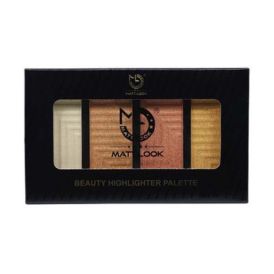 Matt Look Beauty Highlighter Palette, Sun & Sand 20 gm - Highlighters & Illuminators