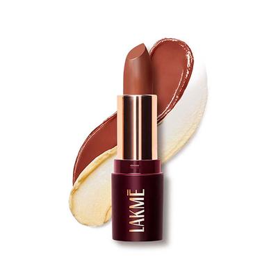 Lakme Ultimat Glam Satin Matte Lipstick -Nudetoffe-UN2 4.3 g - Lipsticks