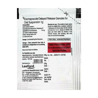 ESOMEFOL KID Sachet 1g - Ulcer/Reflux/Flatulence-Aaa