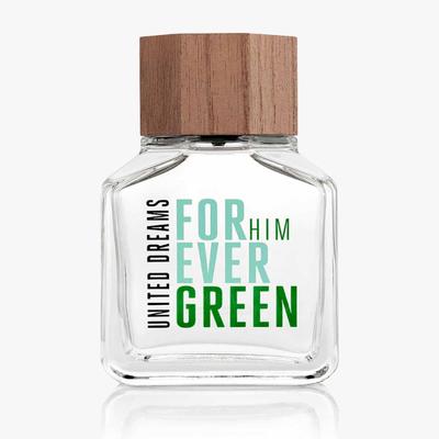 United Colors of Benetton United Dreams Forever Green for Him Eau De Toilette 100 ml - Men Perfumes (Edt/Edp)