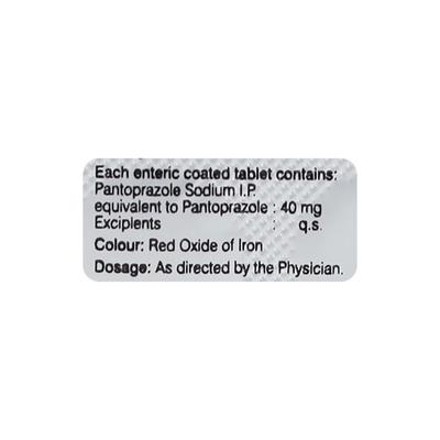 Panpot 40mg Tablet 10'S - Ulcer/Reflux/Flatulence-Aaa