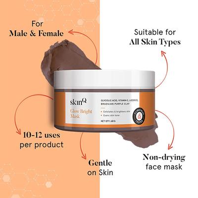 SkinQ Glow Bright Wonder Mask 60 gm - Face Packs
