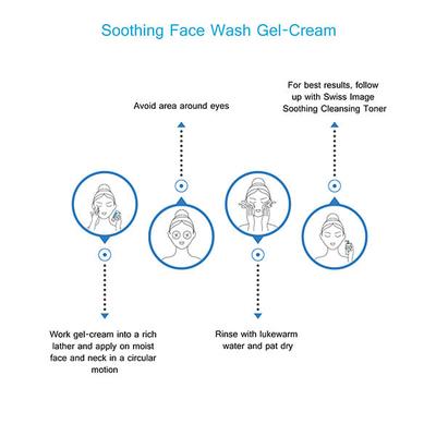 Swiss Image Soothing Face Wash Gel-Cream 200 ml - Face Wash & Cleansers
