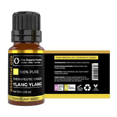 Organic Forest 100% VEGAN Ylang Ylang Essential Oil 10 ml - Essential Oils