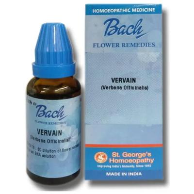 St. George's Bach Flower Vervain 30 ml - Bach Flower