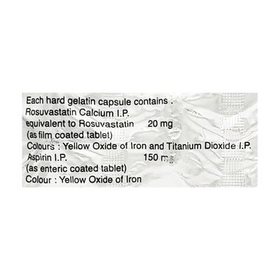 ROZUCOR ASP 20/150mg Capsule 10's - High Cholesterol-Dys