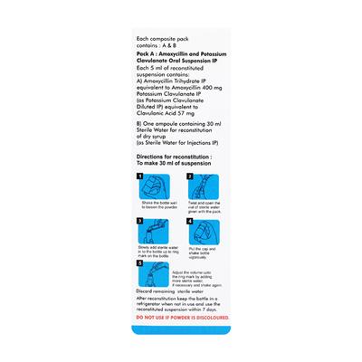 Erox CV 457mg Dry Syrup 30ml - Bacterial Infections-Pen
