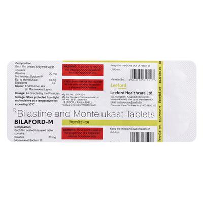 BILAFORD M Tablet 10's - Allergies-Ant