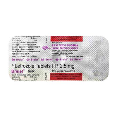 Brelet 2.5mg Tablet 5'S - Cancer Oncology-Hor