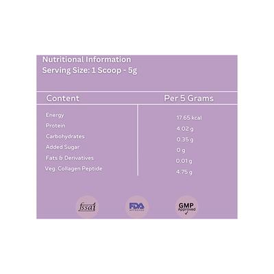 INJA Veg Collagen Powder - Blackcurrant Flavour 150 g - Hair & Skin